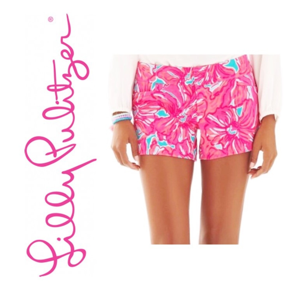 Lilly Pulitzer Callahan Shorts “Flirty Sea” Sz16